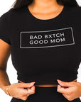Black Crop Tee