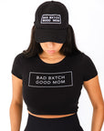 Black Crop Tee